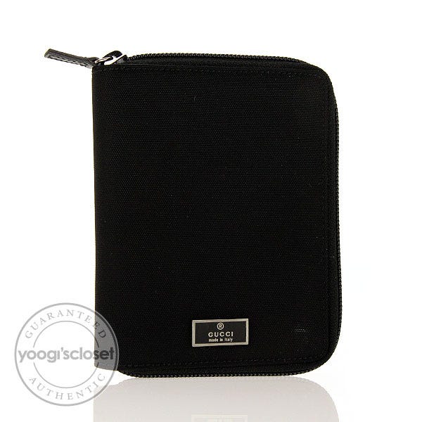 Gucci Black Fabric Mini Ring Agenda