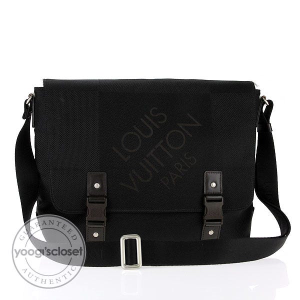 Louis Vuitton Black Damier Loup Petit Messenger Bag