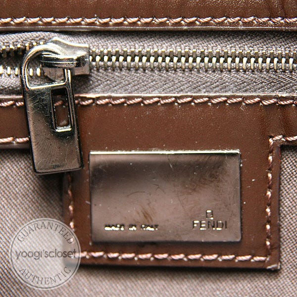 Fendi Tobacco Zucca Mama Forever Bag - 8BR001 | Yoogi's Closet