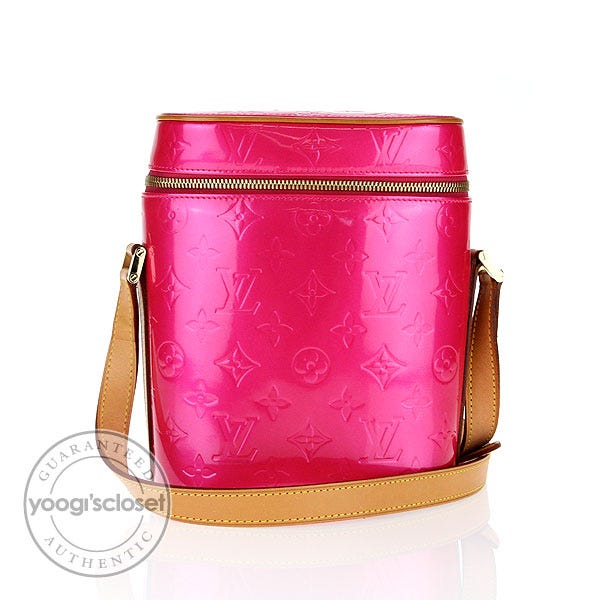 Louis Vuitton Fuchsia Monogram Vernis Vertical Sullivan Bag