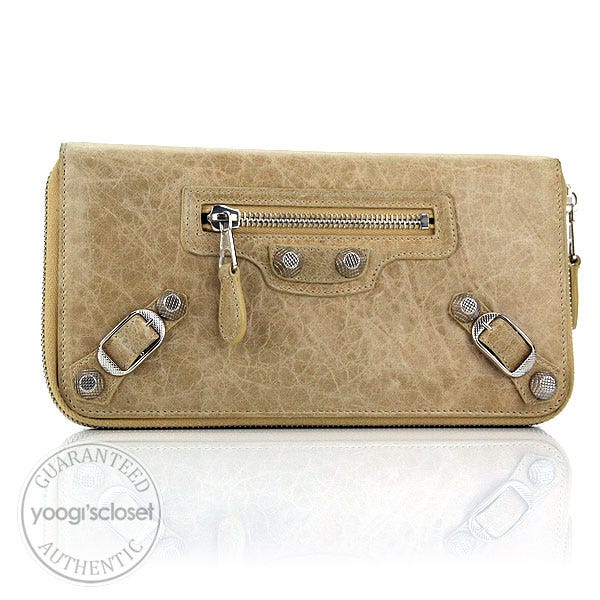 Balenciaga Sahara Leather Compagnon Clutch/Wallet