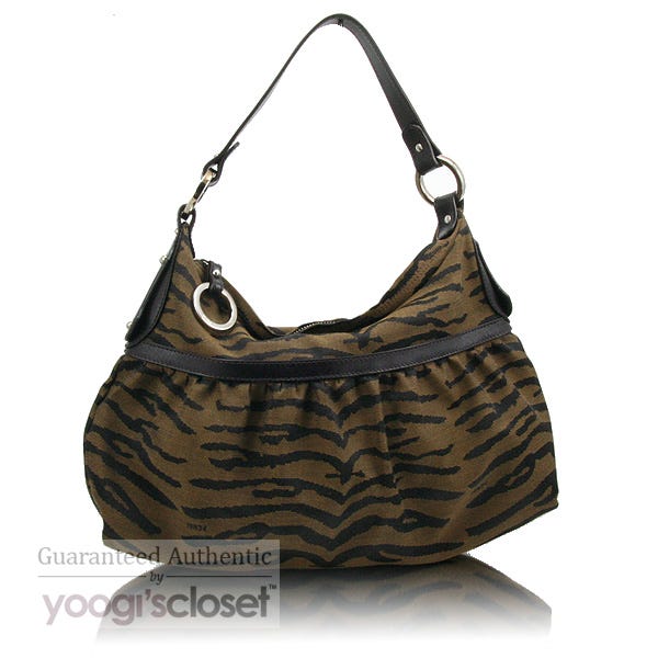 Fendi tiger hot sale print bag