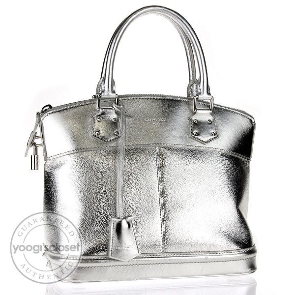Louis Vuitton Silver Suhali Lockit PM Bag