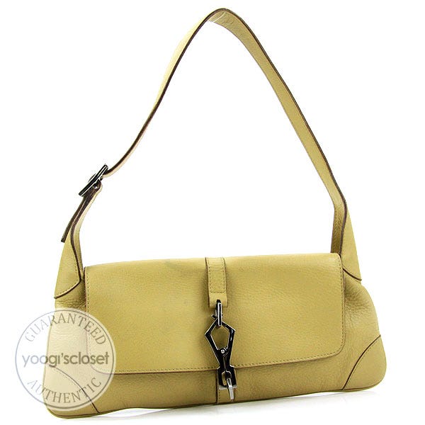 Gucci Tan Leather Small Shoulder Bag | Yoogi's Closet Gucci Tan Leather Small Shoulder Bag | Yoogi's Closet