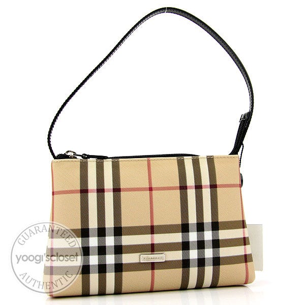 Burberry Classic Nova-Check Small Pochette Bag