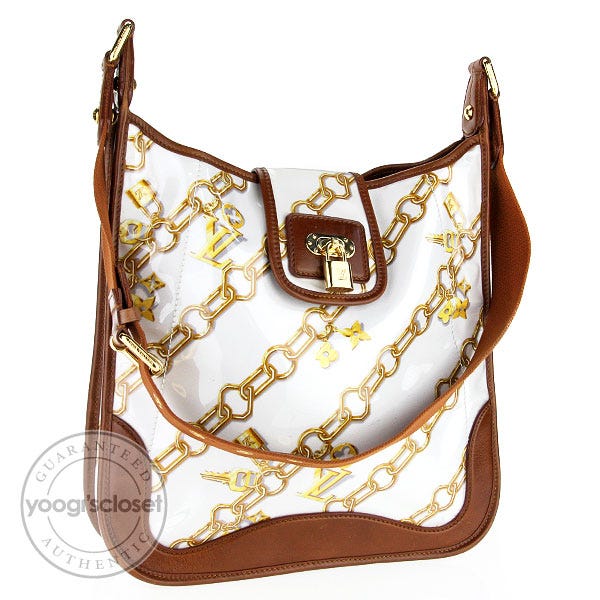 Louis Vuitton Limited Edition White Monogram Charms Musette Bag