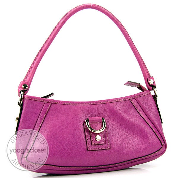 Gucci Violet Leather Abbey Small Shoulder Bag