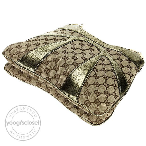 Gucci Limited Edition Biege/Ebony GG Canvas Tom Ford Dragon Shoulder Bag -  Yoogi's Closet