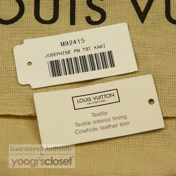 Louis Vuitton Khaki Monogram Mini Lin Canvas Josephine PM Bag - Yoogi's  Closet