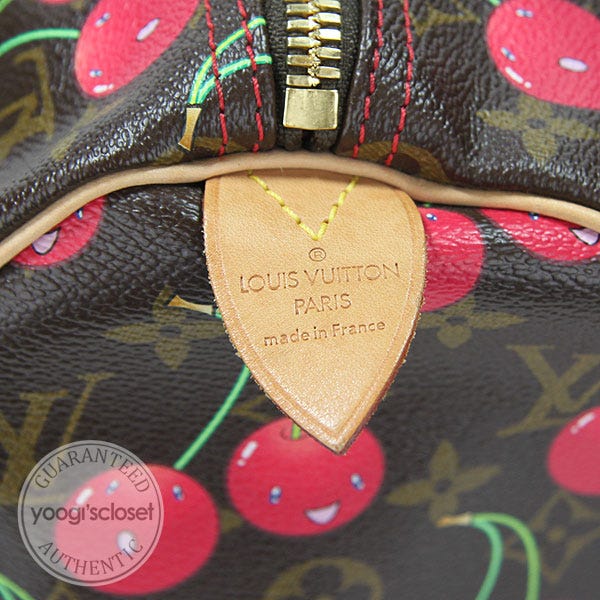 COLLECTOR Louis Vuitton x Takashi Murakami 'Cherry Keepall 45', Authentic  & Vintage