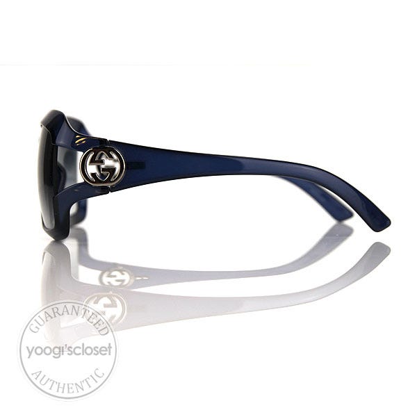 Gucci Dark Blue Opal Gradient Lenses Sunglasses 2598/S