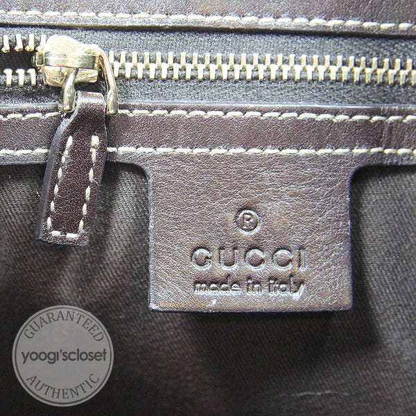 Gucci Beige/Ebony Jackie O Bouvier Large Hobo Bag | Yoogi's