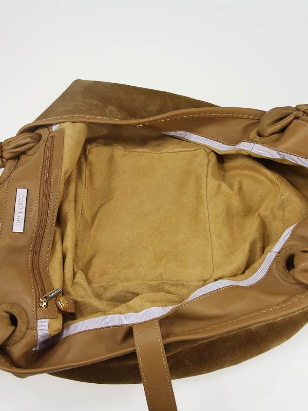 Jimmy Choo Hazel Suede Simone Hobo Bag | Yoogi's Closet