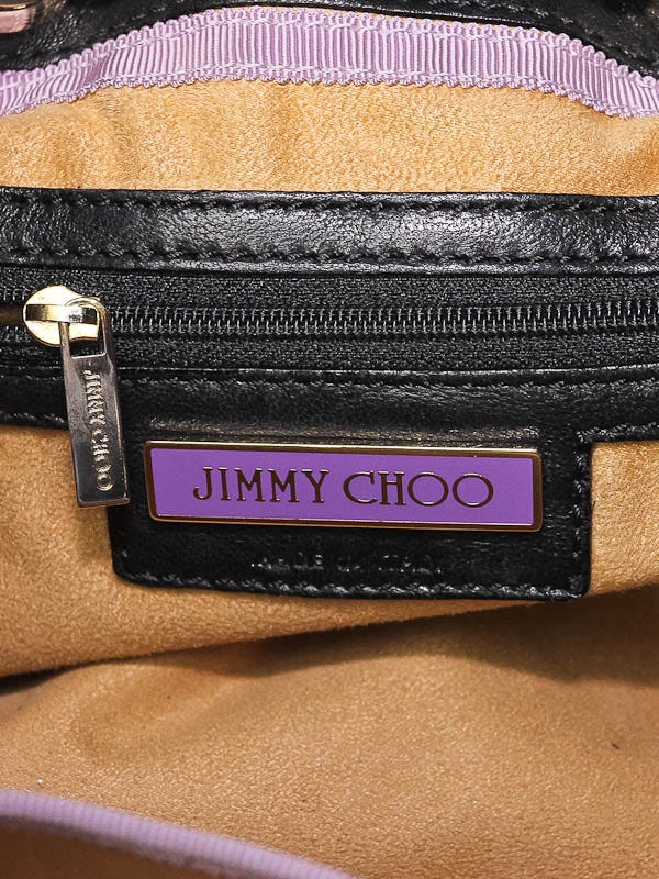 Diamond Chain Small leather tote bag in black - Jimmy Choo | Mytheresa
