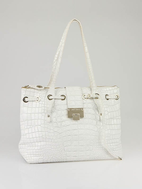 Jimmy choo crocodile on sale bag