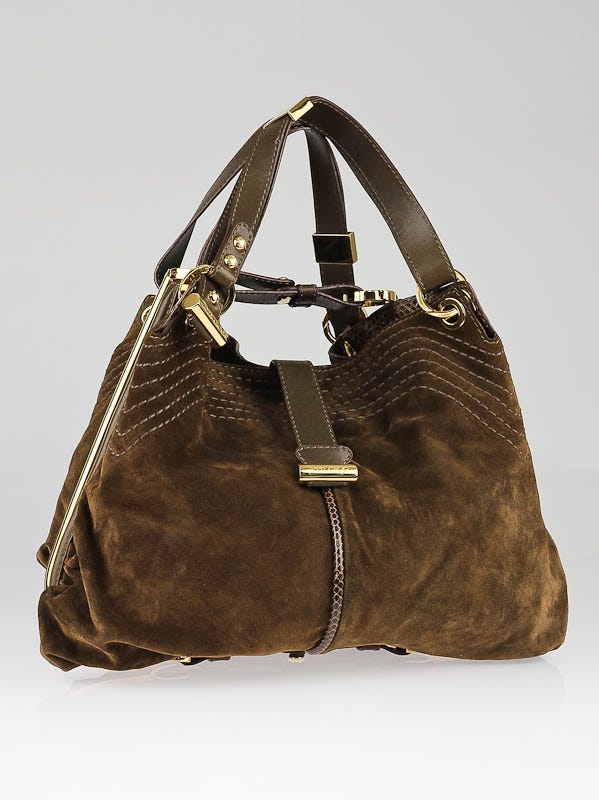 Jimmy Choo Riley Leather Tote' In Brown | ModeSens | Brown leather tote  bag, Leather tote purse, Leather tote