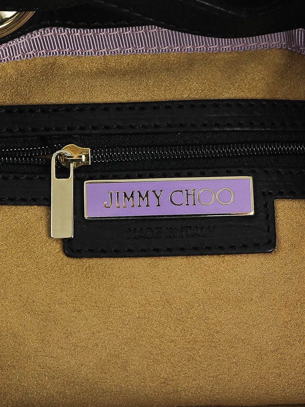Jimmy Choo Black Calfskin Leather Ramona Bag | Yoogi's Closet