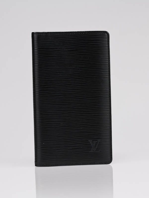 Louis Vuitton Black Epi Leather Credit Card and Currency Wallet