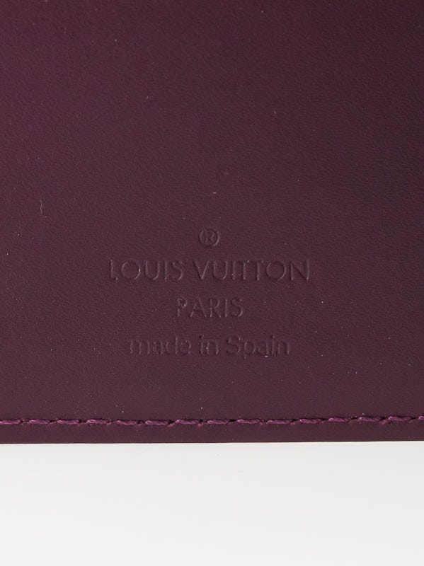 Authentic Louis Vuitton Vernis purple Agenda PM notebook