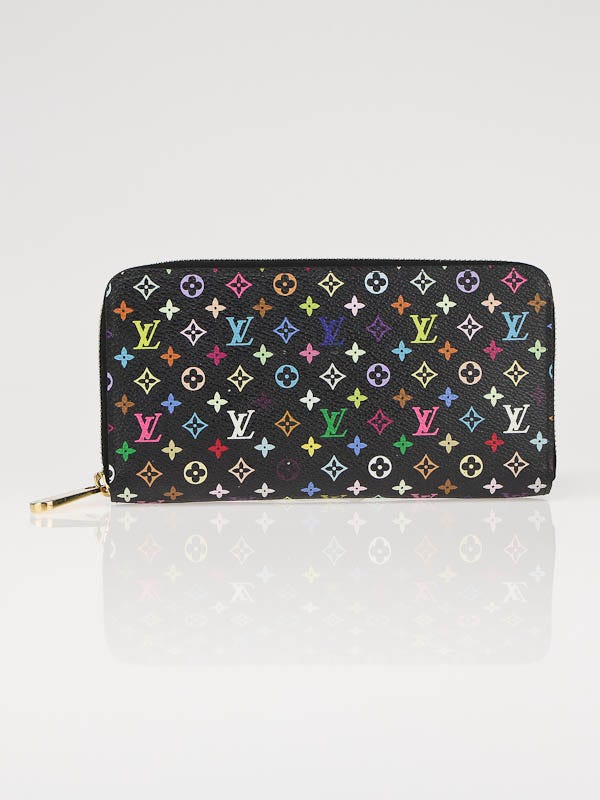 Louis Vuitton Black/Grenade Monogram Multicolor Zippy Wallet