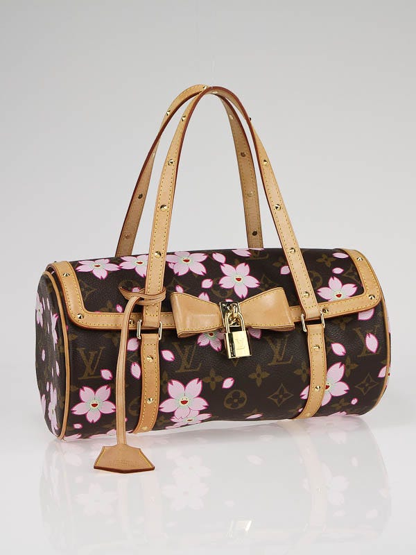 Louis Vuitton Takashi Murakami Cherry Blossom Canvas Papillon Bag