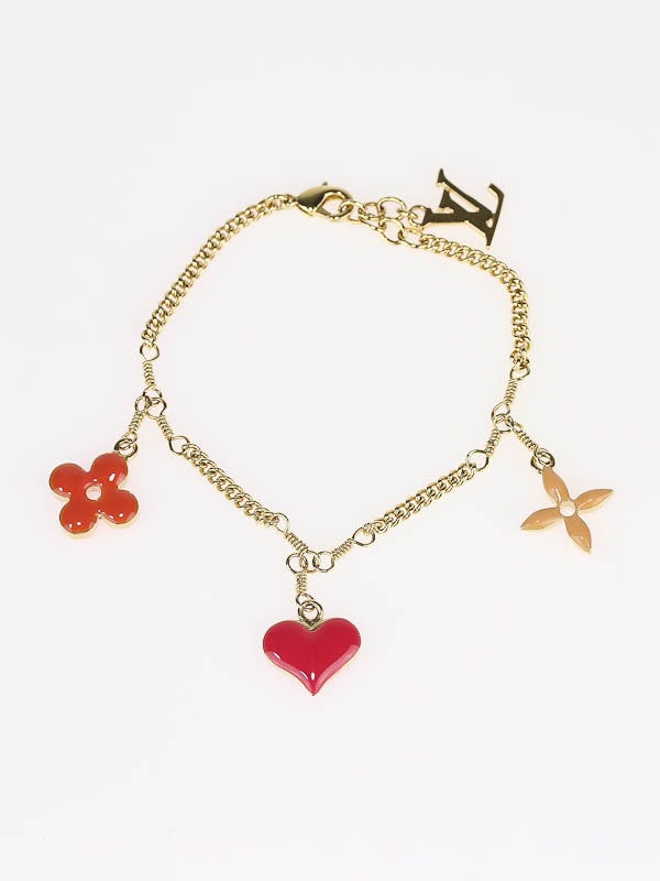 lv heart bracelet