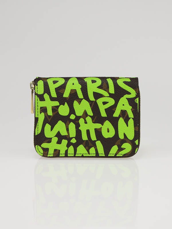 Louis Vuitton Limited Edition Very Green Graffiti Stephen Sprouse Zippy  Coin Purse - Yoogi's Closet