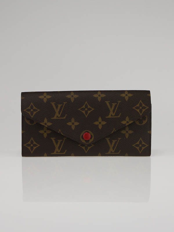 Louis Vuitton Monogram Canvas Rouge Envelope Josephine Wallet