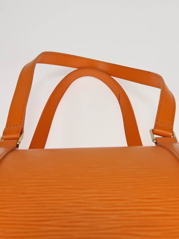 Louis Vuitton Mandarin Epi Leather Soufflot Bag w/ Accessories Pochette -  Yoogi's Closet