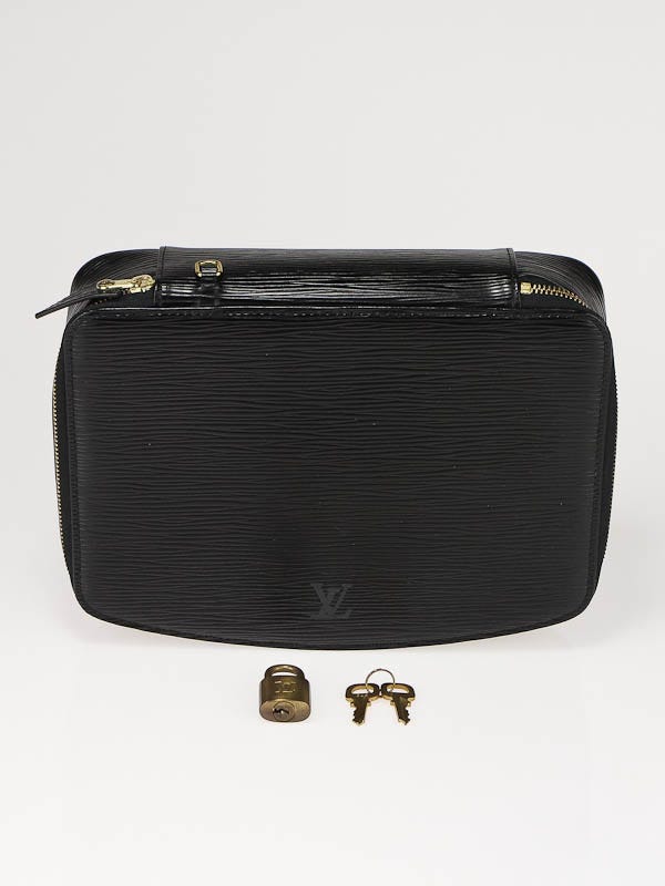 Louis Vuitton Black Epi Leather Monte-Carlo Travel Jewelry Case