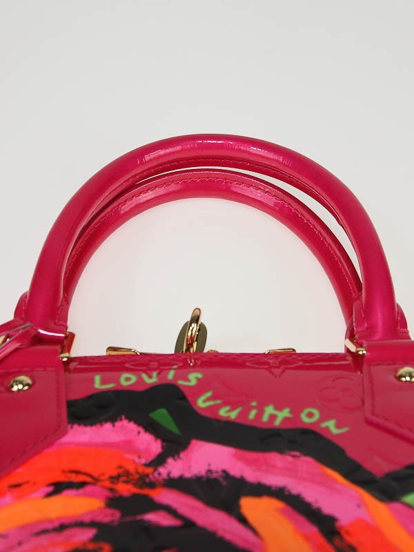 Louis Vuitton Stephen Sprouse Pink Rose Pop Roses Alma MM Vernis 4lk412s at  1stDibs