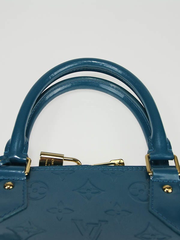 Louis Vuitton Blue Galactic Monogram Vernis Alma MM Satchel Handbag, Louis  Vuitton Handbags