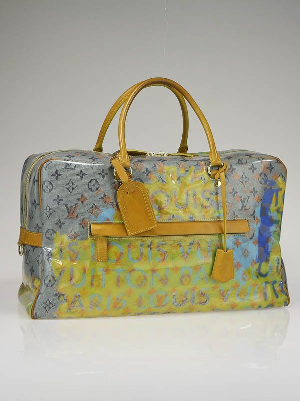 Louis Vuitton Limited Edition Yellow Pulp Weekender GM Bag