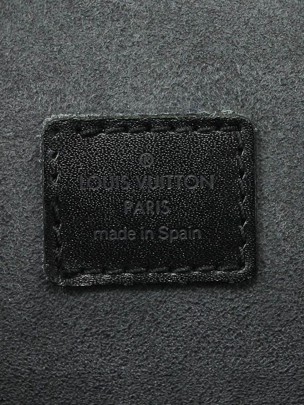 LOUIS VUITTON LV Voltaire Shoulder Bag Epi Leather Black Gold M52432  65BX703