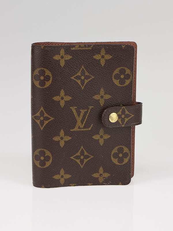 Louis Vuitton Monogram Canvas Small Ring Agenda Notebook