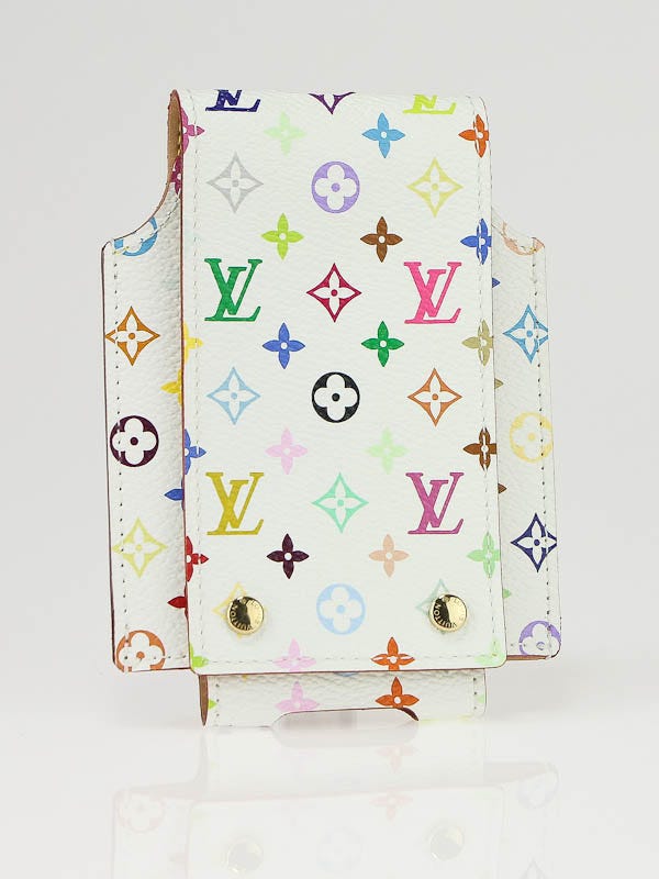 Louis Vuitton White Multicolore Monogram iPod Case - Yoogi's Closet