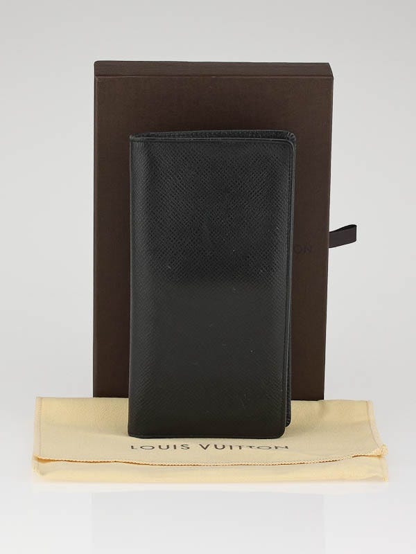Authentic Louis Vuitton Taiga Valeurs Leather Long Wallet ! ! !
