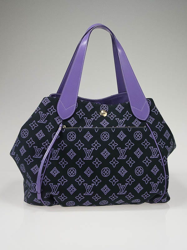 Louis Vuitton Navy Canvas Cabas Ipanema GM Bag