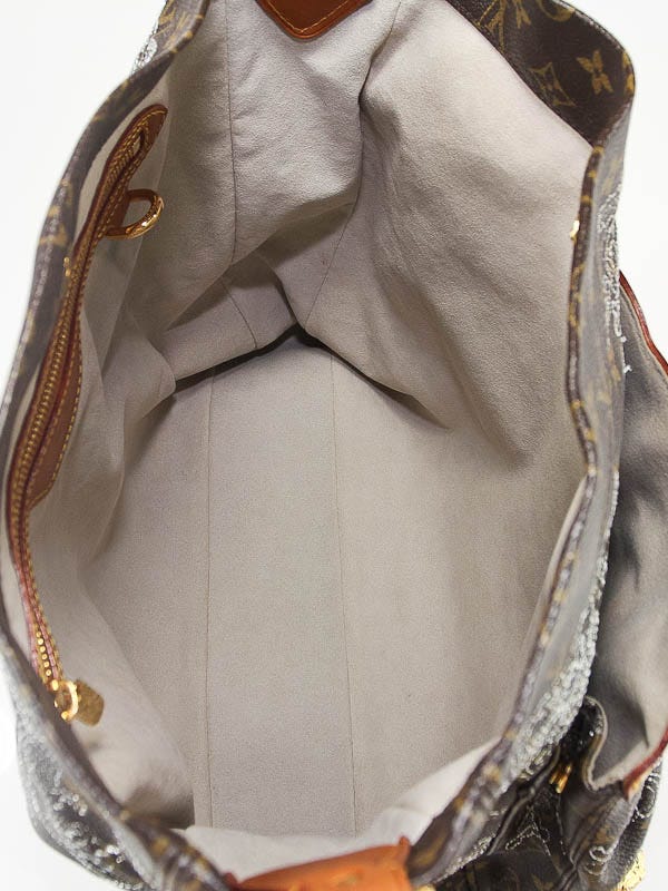 Louis Vuitton Limited Edition 2007 Silver Dentelle Fersen Bag