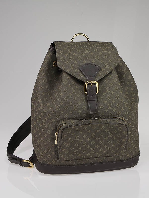Louis Vuitton Monogram Khaki Mini Lin Montsouris GM Backpack