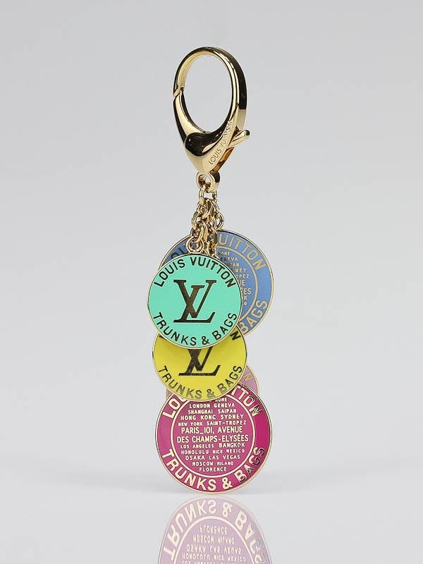 Louis Vuitton Multicolor Flowering Monogram Bag Charm Key Chain - Yoogi's  Closet