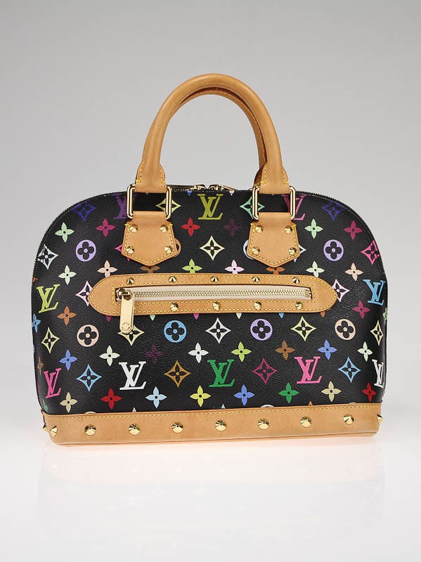 Louis Vuitton Black Multicolore Monogram Canvas Alma Bag