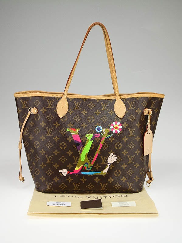 Louis Vuitton Takashi Murakami Multicolor Monogram Coated Canvas Murakami  MOCA Hands By Neverfull GM Gold Hardware Available For Immediate Sale At  Sotheby's