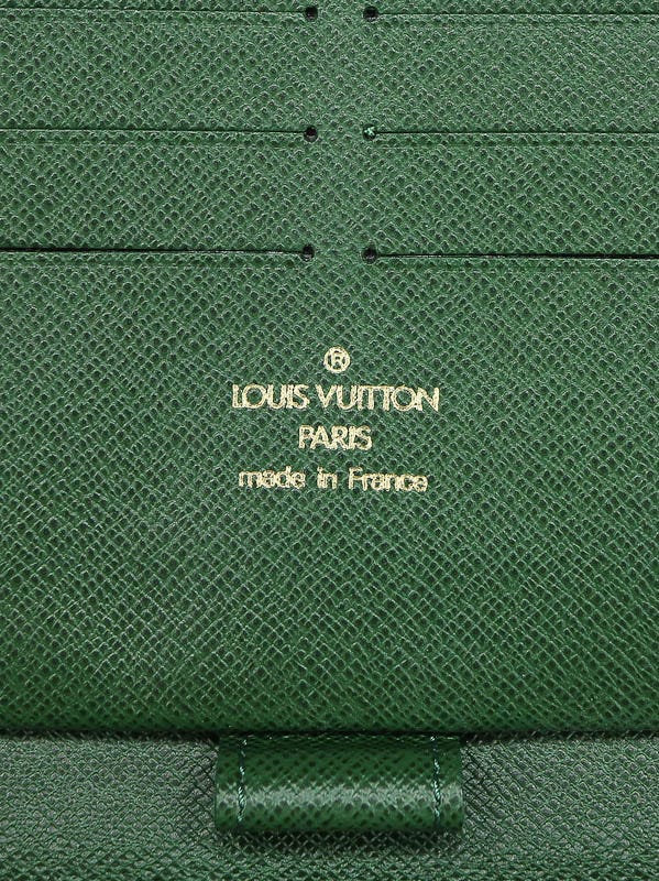 Louis Vuitton Limited Edition Green Monogram Groom Zippy Organizer Wallet -  Yoogi's Closet