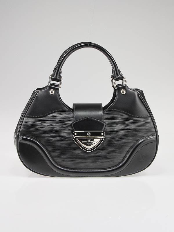 Louis Vuitton Black Epi Leather Montaigne Sac Bag