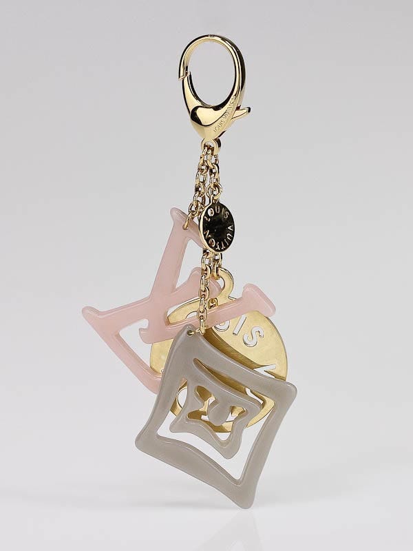 Louis Vuitton Rose Tahitienne Key Holder and Bag Charm