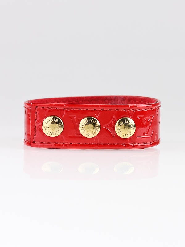 Louis Vuitton Red Vernis VIP Bracelet