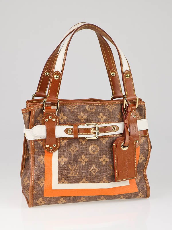 Louis Vuitton Limited Edition Monogram Tiss‚ Rayures PM Tote Bag