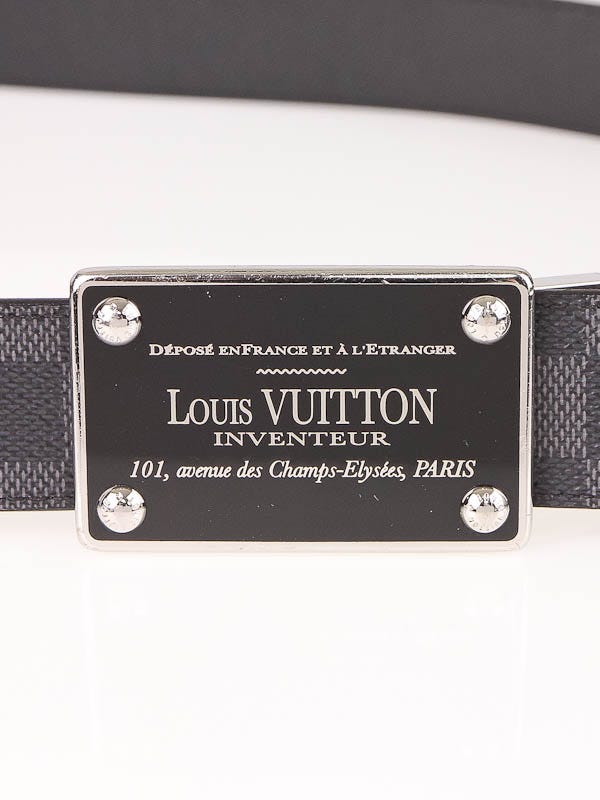 Louis Vuitton Damier Canvas Reversible Inventeur Belt 95CM Louis Vuitton