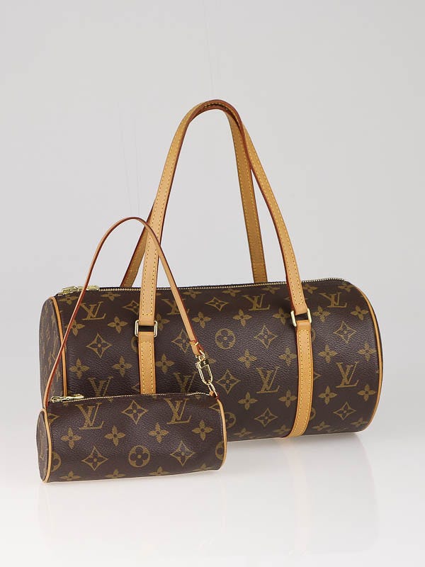 Louis Vuitton Monogram Canvas Papillon 30 Bag w/ Accessories Pouch